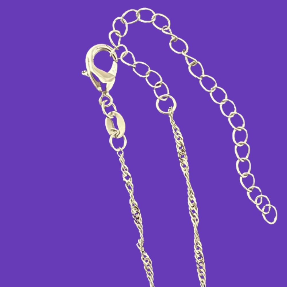 Dainty Silver & Crystal Pendant Necklace 🎉Host Pick🎉 - Picture 5 of 9